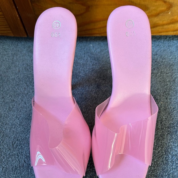 Women’s Pink Platform High Heels Size 8 SHEIN - Picture 4 of 9